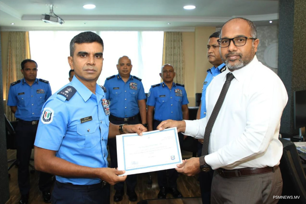 އެސިސްޓެންޓް ޕޮލިސް ކޮމިޝަނަރުކަމަށް ދާއޫދު ޕްރޮމޯޓްކޮށްފި