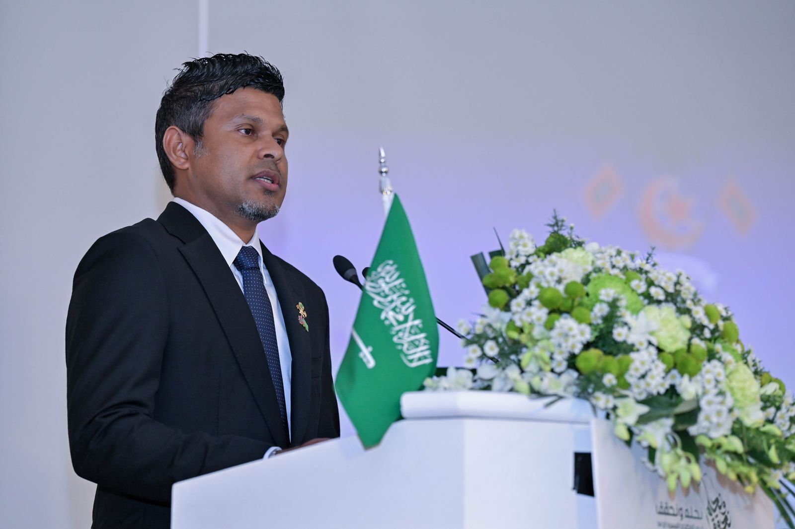 ސަޢޫދީ ޢަރަބިއްޔާގެ ޤައުމީ ދުވަހުގެ ރަސްމިއްޔާތުގައި ރައީސުލްޖުމްހޫރިއްޔާގެ ނައިބު ބައިވެރިވެ ވަޑައިގަންނަވައިފި