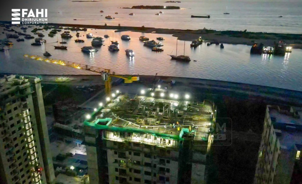 އަމާންން އުދަރެސް: 16 ޓަވަރުގެ ސްޓްރަކްޗަރގެ މަސައްކަތް ނިމިއްޖެ