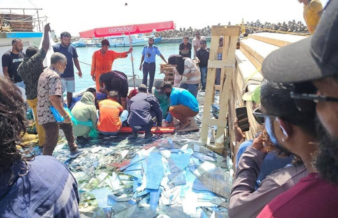ބިއްލޫރި ޝީޓު ހާދިސާގައި އަނިޔާވި މީހަކު މާލެ ގެނެސްފި