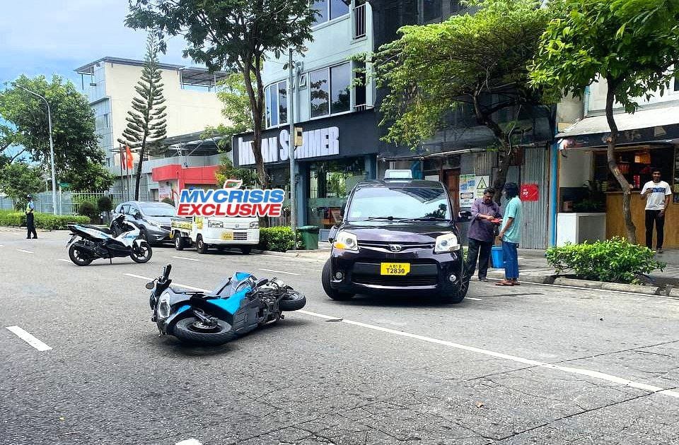 ހުޅުމާލެ ފޭސް 2 ގައި ޕިކަޕަކާއި ސައިކަލެއް ޖެހި ނުރައްކާތެރި އެކްސިޑެންޓެއް ހިނގައިފި