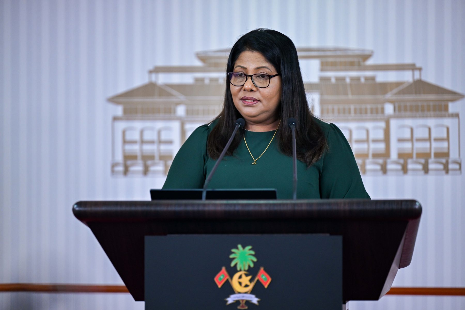 ހެލްތު މިނިސްޓަރު ގީލާ ނޫސްވެރިންނާ ބައްދަލުކުރެއްވުން