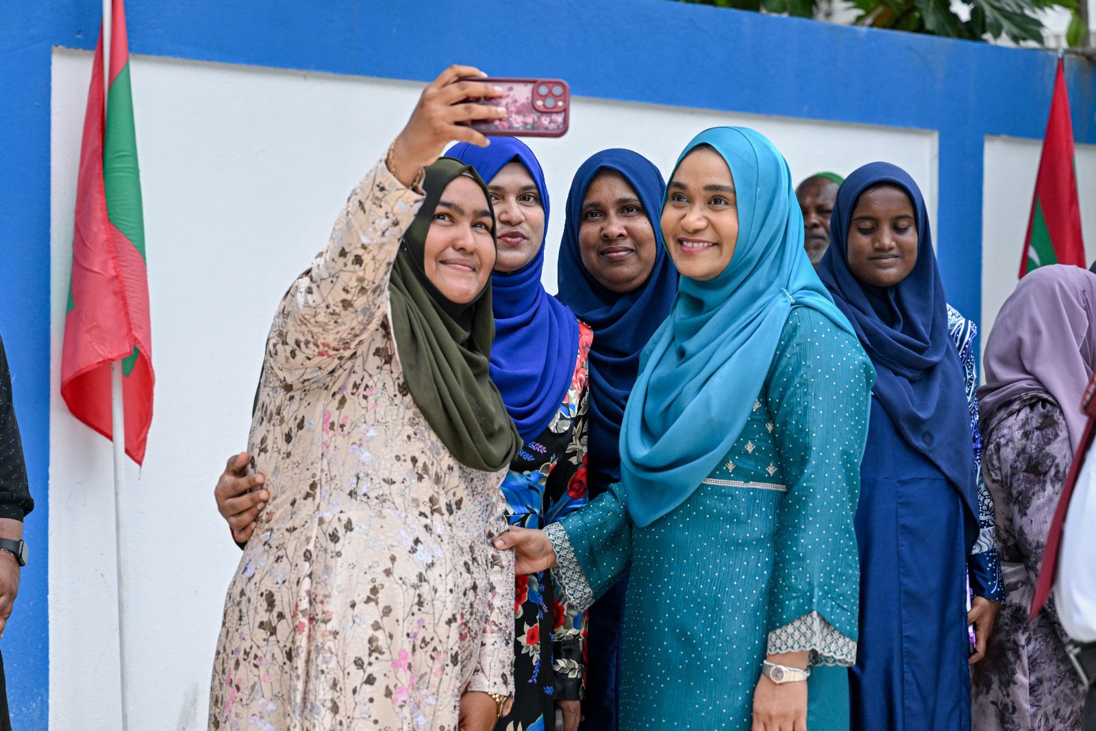 ފަސްޓް ލޭޑީ ސާޖިދާ މުހައްމަދު ފ. ނިލަންދޫއަށް ވަޑައިގަތުން.