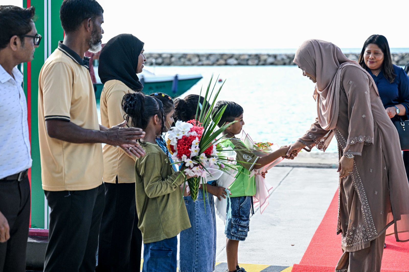 ފަސްޓް ލޭޑީ ސާޖިދާ މުހައްމަދު ފ. ދަރަނބޫދޫ އަށް ވަޑައިގަތުން