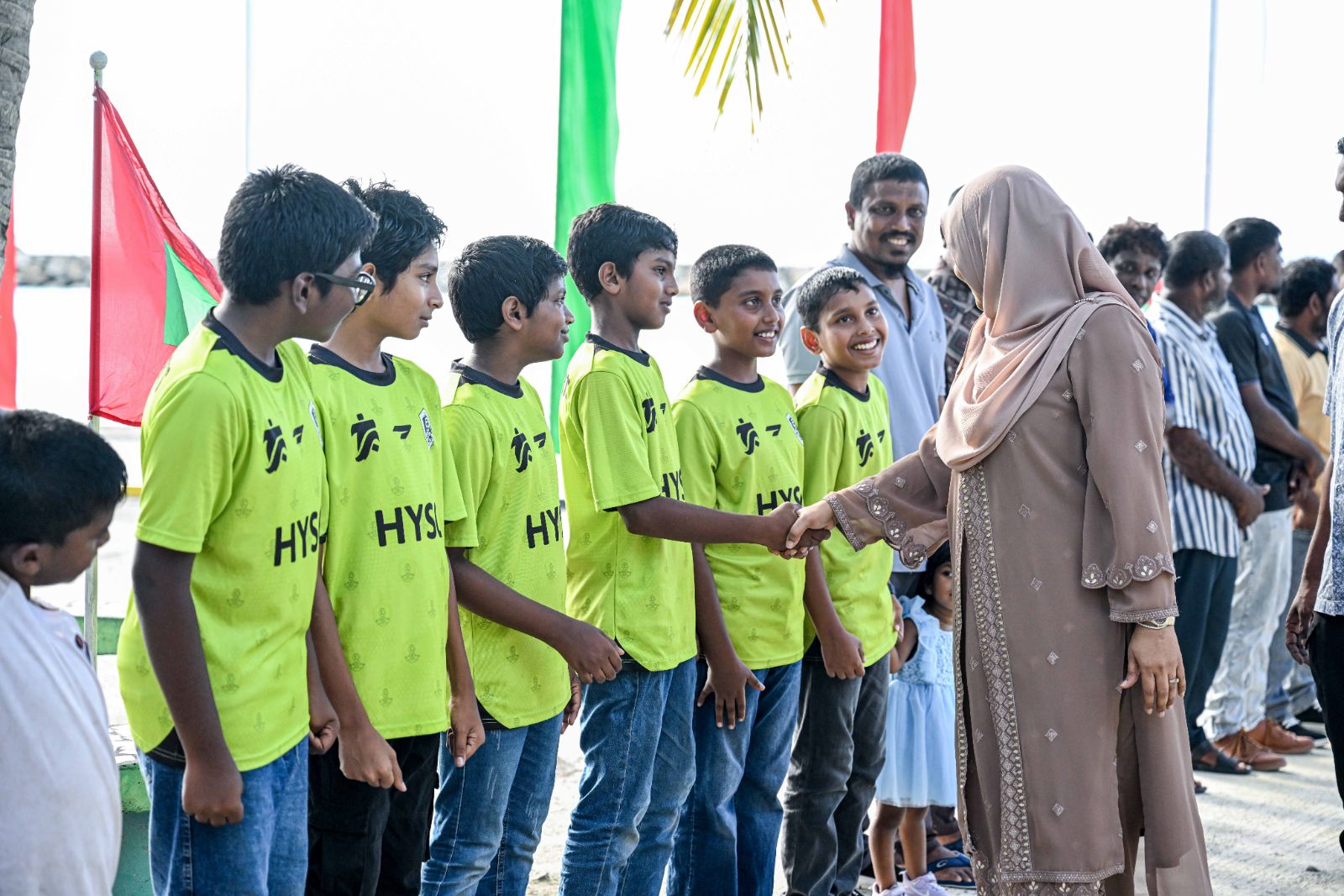 ފަސްޓް ލޭޑީ ސާޖިދާ މުހައްމަދު ފ. ދަރަނބޫދޫ އަށް ވަޑައިގަތުން