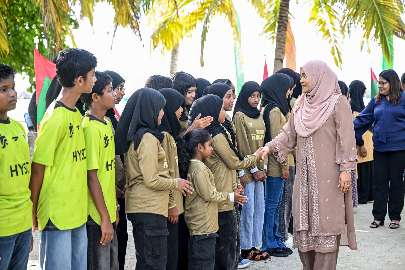 ފަސްޓް ލޭޑީ ސާޖިދާ މުހައްމަދު ފ. ދަރަނބޫދޫ އަށް ވަޑައިގަތުން
