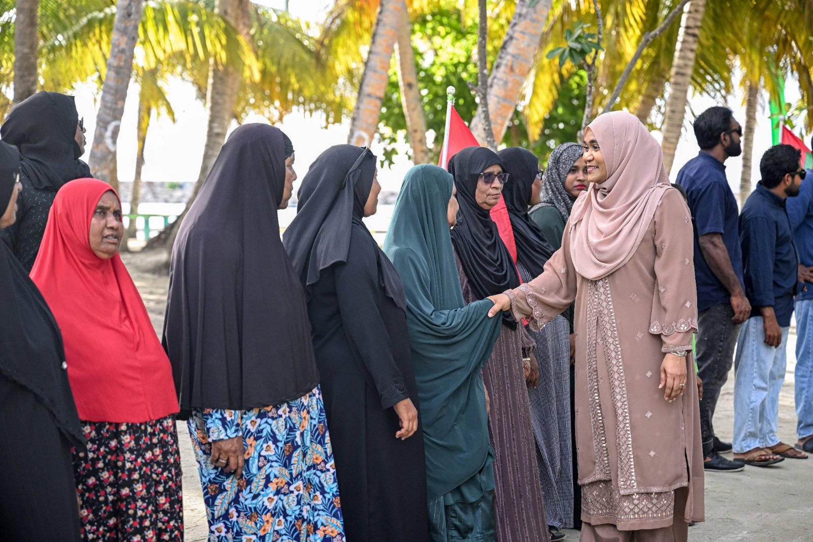 ފަސްޓް ލޭޑީ ސާޖިދާ މުހައްމަދު ފ. ދަރަނބޫދޫ އަށް ވަޑައިގަތުން