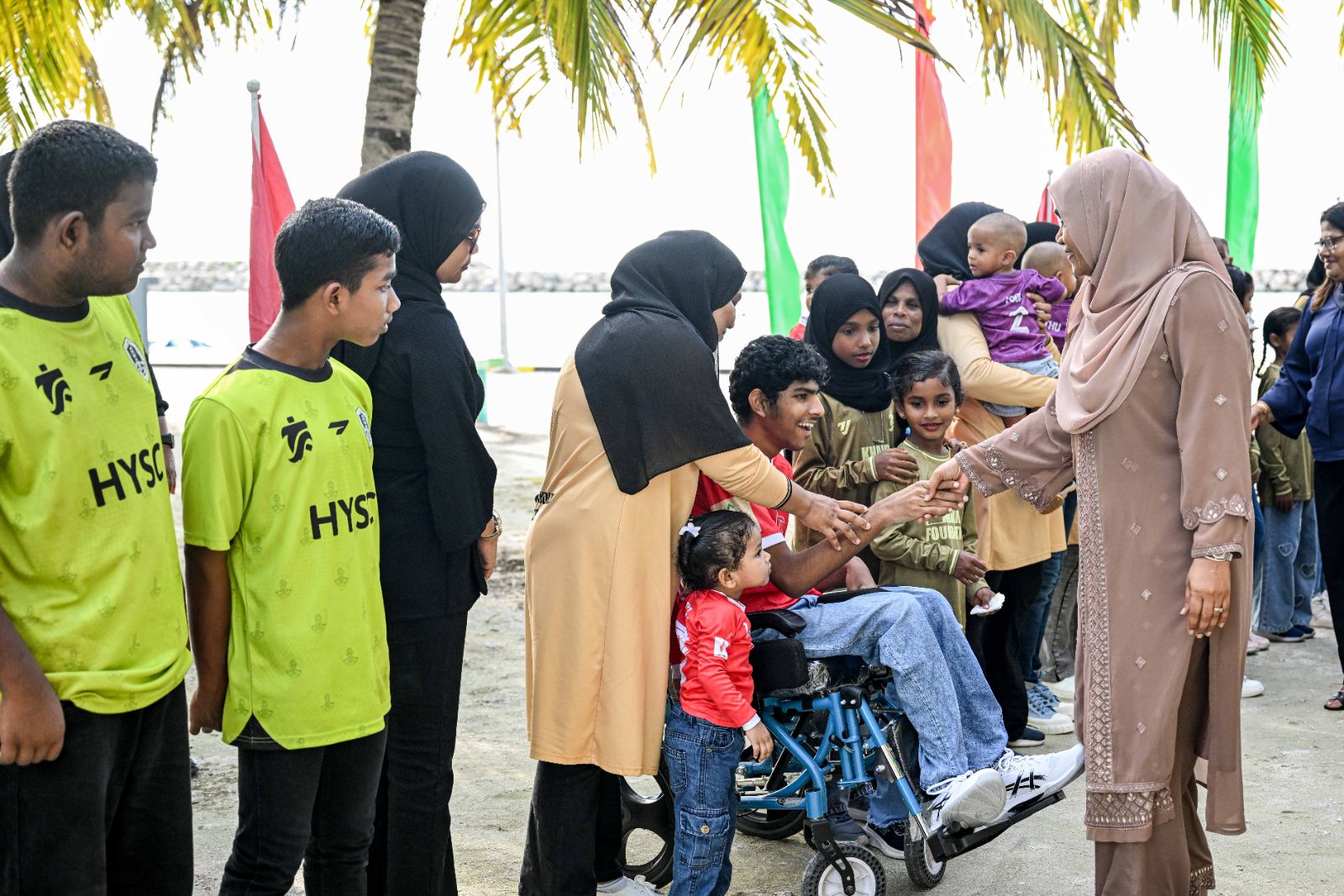 ފަސްޓް ލޭޑީ ސާޖިދާ މުހައްމަދު ފ. ދަރަނބޫދޫ އަށް ވަޑައިގަތުން