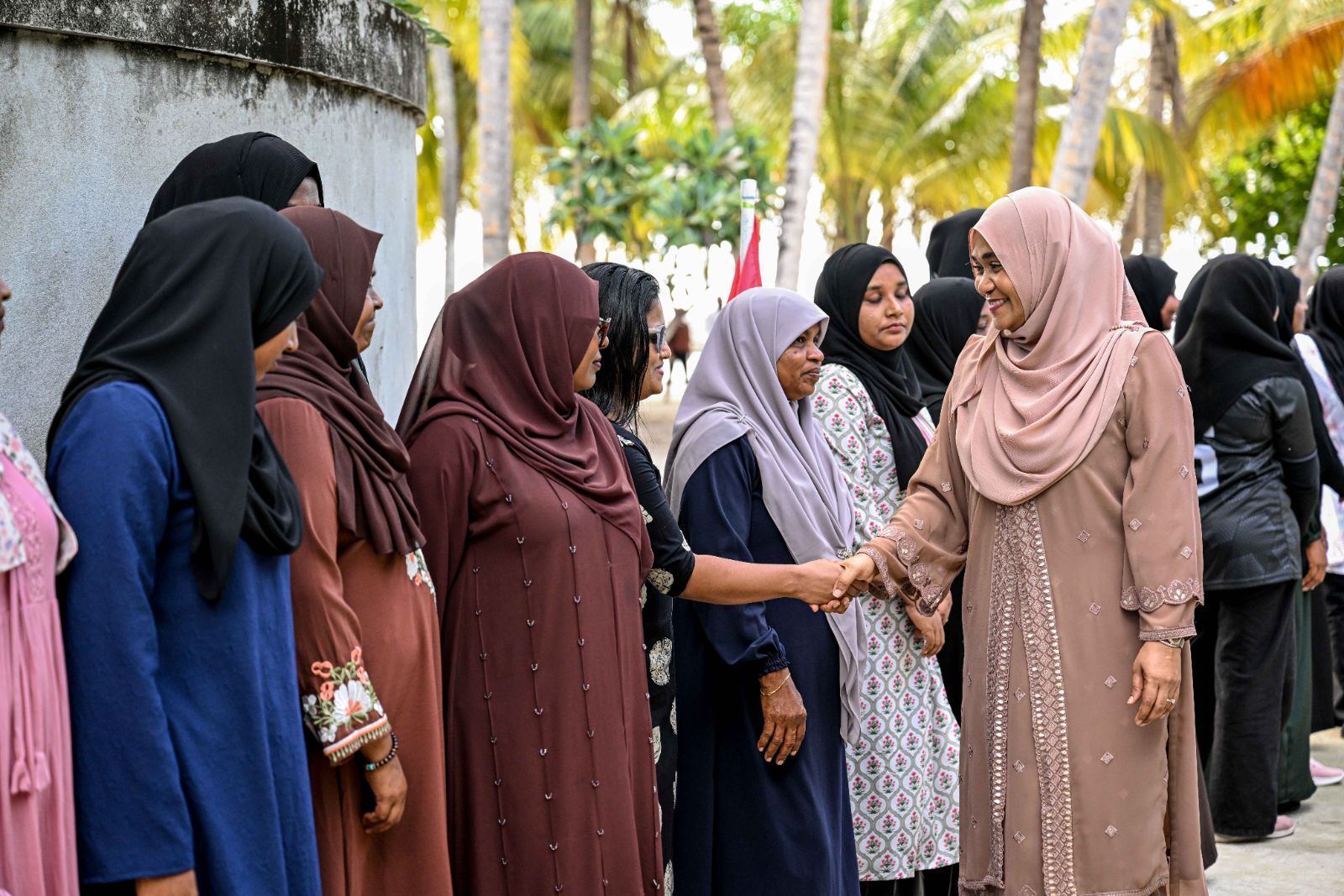 ފަސްޓް ލޭޑީ ސާޖިދާ މުހައްމަދު ފ. ދަރަނބޫދޫ އަށް ވަޑައިގަތުން